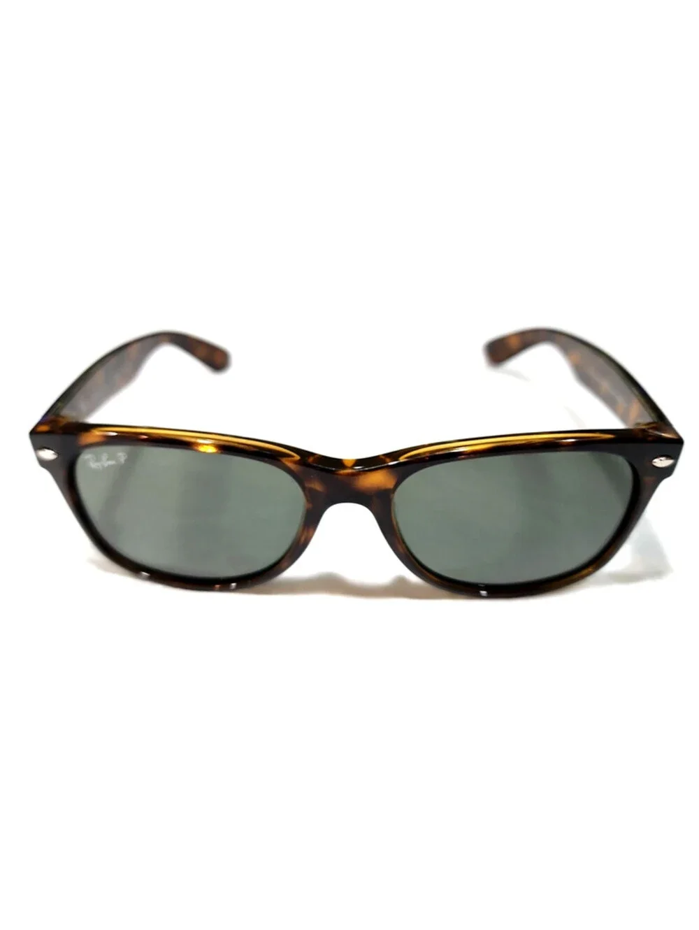 Ray Ban RB2132 902/58 Tortoise New Wayfarer Polarized Sunglasses 55/18 3P